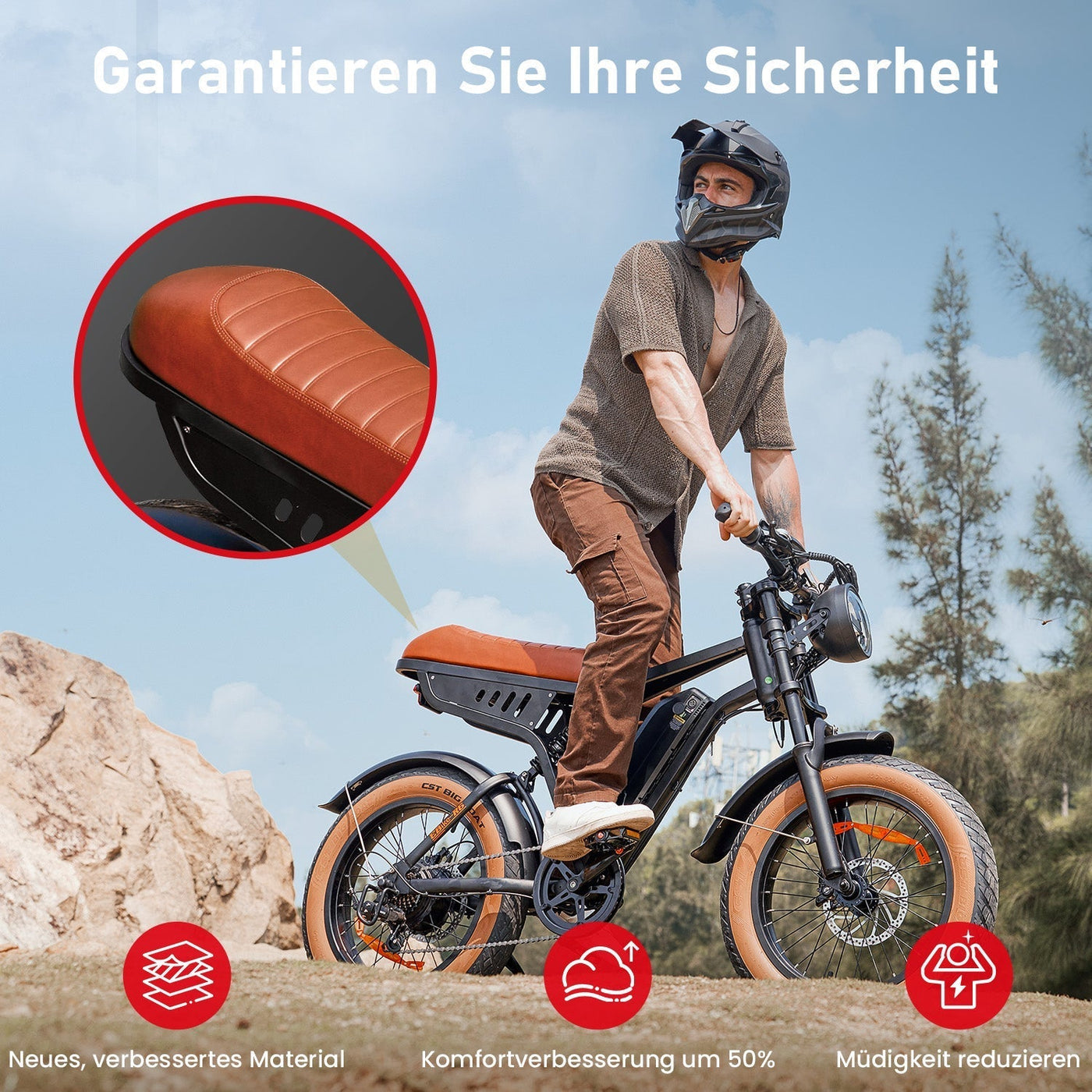 20 Zoll All-Terrain Elektrofahrrad mit Fetten Reifen