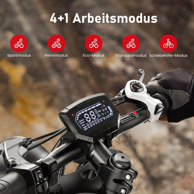 20 Zoll All-Terrain Elektrofahrrad mit Fetten Reifen