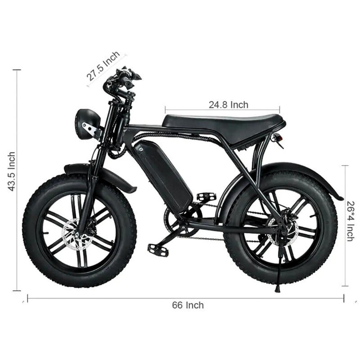 20 Zoll All-Terrain Elektrofahrrad mit Fetten Reifen