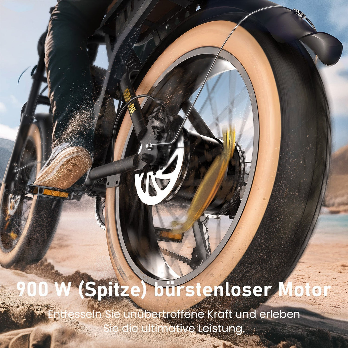 20 Zoll All-Terrain Elektrofahrrad mit Fetten Reifen