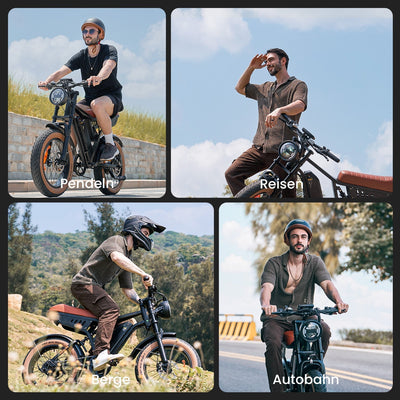 20 Zoll All-Terrain Elektrofahrrad mit Fetten Reifen