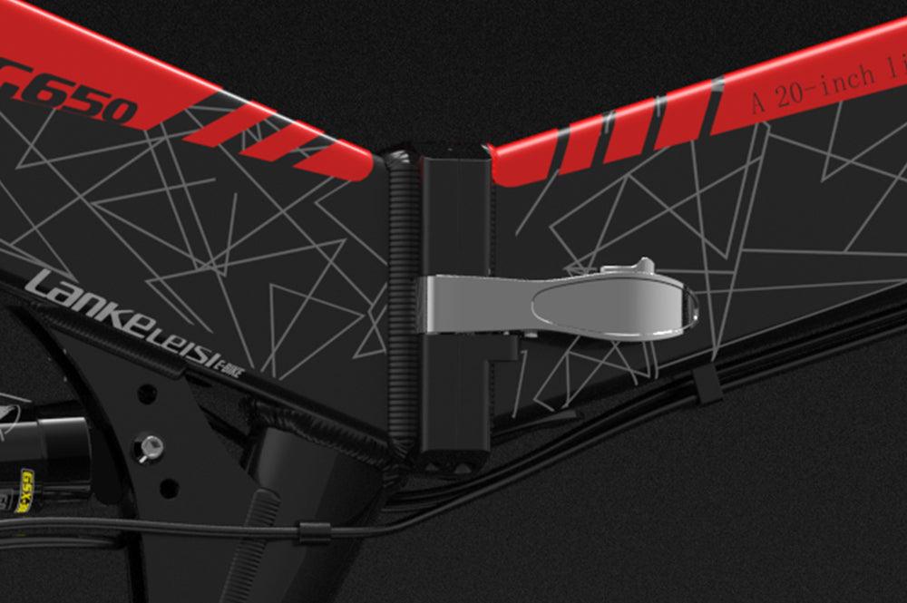 LANKELEISI G650 Faltbares elektrisches Pendlerfahrrad