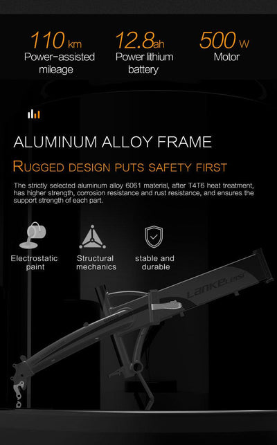 Lankeleisi G660 faltbares elektrisches Citybike