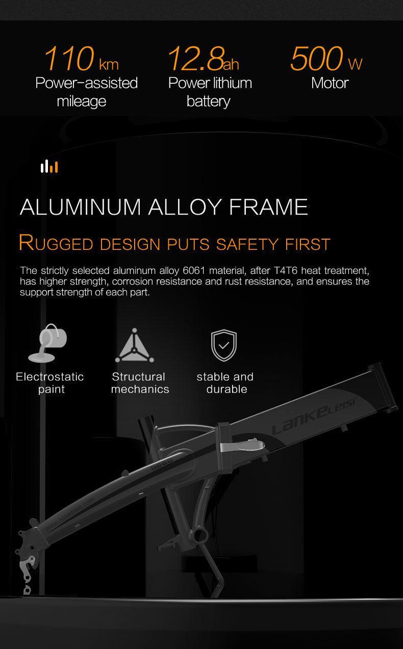 Lankeleisi G660 faltbares elektrisches Citybike