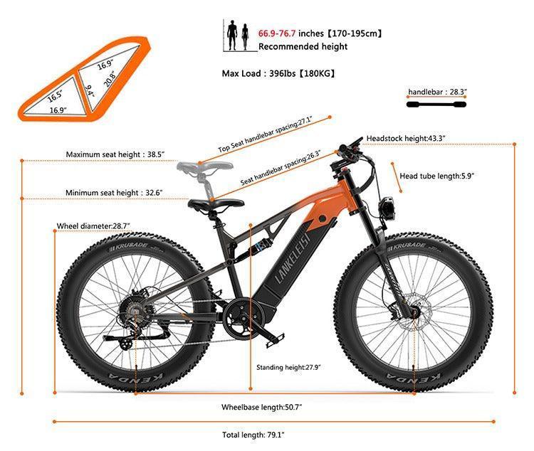 Lankeleisi RV700 Elektro-Mountainbike