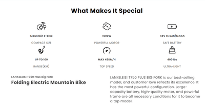 Lankeleisi XT750 PLUS Elektro-Mountainbike