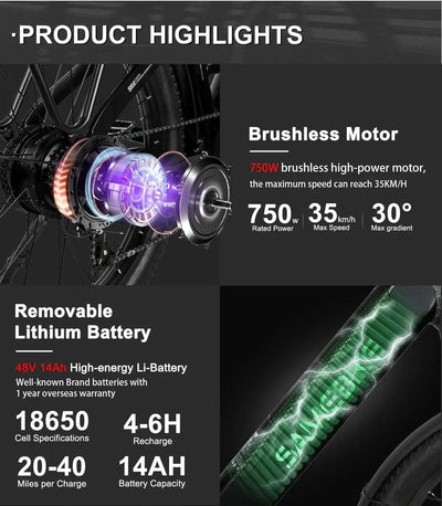 SAMEBIKE RS-A01 Elektrofahrrad