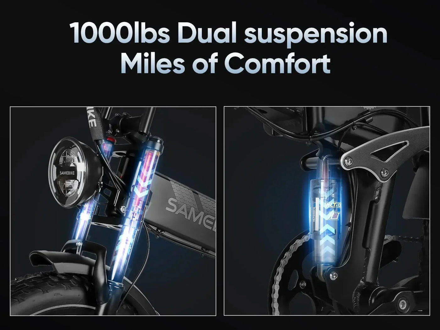 SAMEBIKE RS-A02 Elektrisches Faltrad