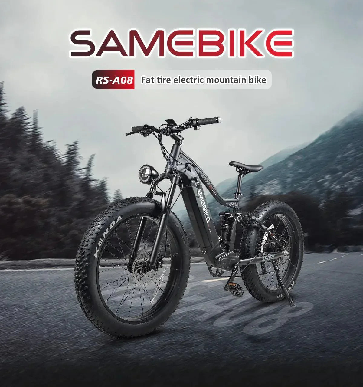 SAMEBIKE RS-A08 Fat Tire Elektro-Mountainbike