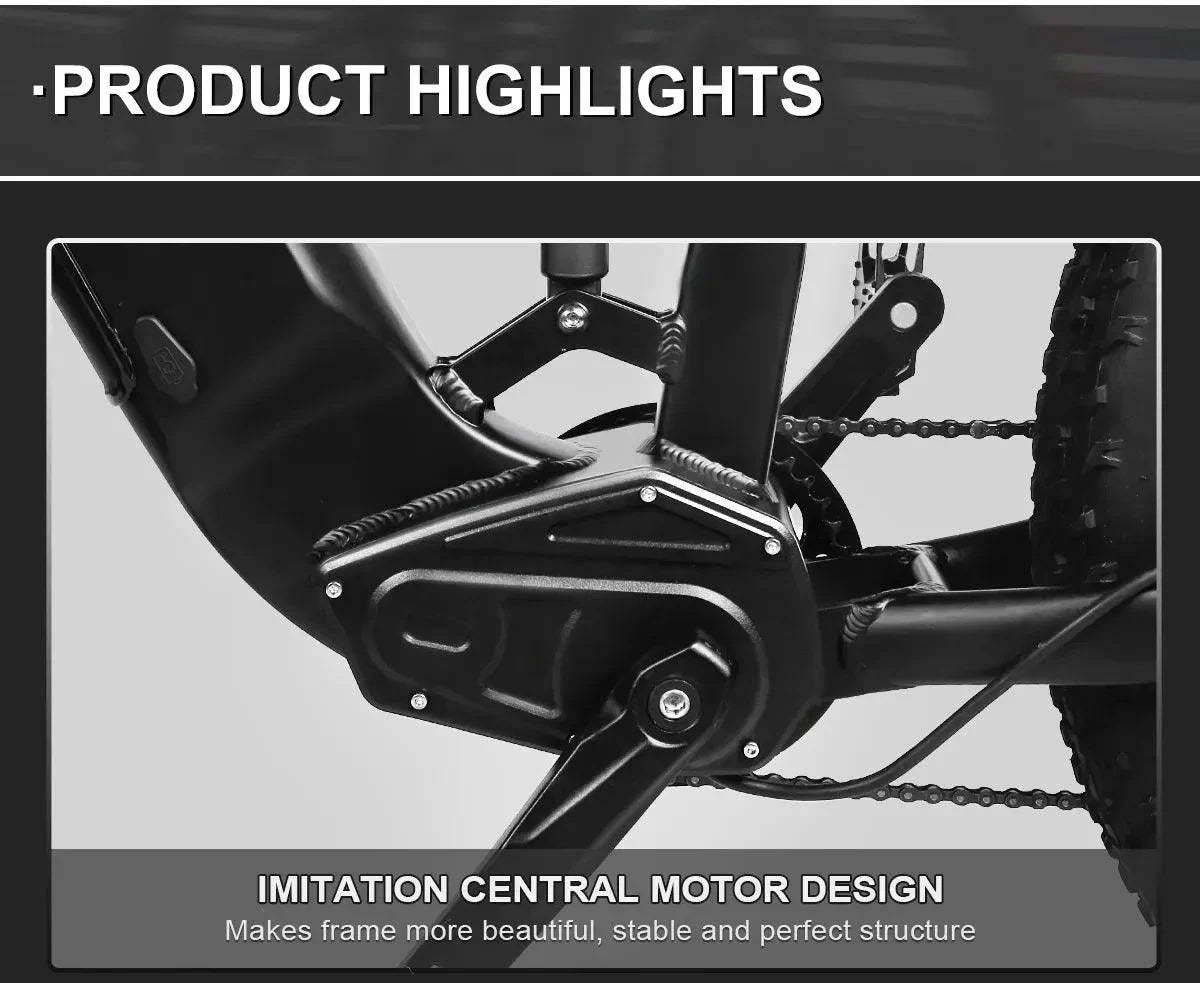 SAMEBIKE RS-A08 Fat Tire Elektro-Mountainbike